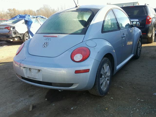 3VWPW31C49M516926 - 2009 VOLKSWAGEN NEW BEETLE BLUE photo 4