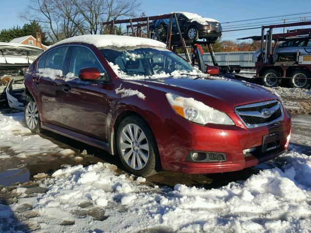 4S3BMDL65B2238471 - 2011 SUBARU LEGACY 3.6 RED photo 1