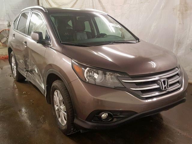 5J6RM4H70EL006210 - 2014 HONDA CR-V EXL GRAY photo 1