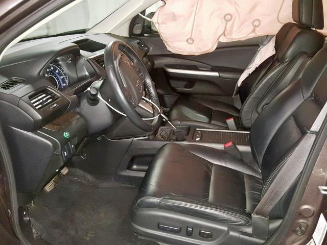 5J6RM4H70EL006210 - 2014 HONDA CR-V EXL GRAY photo 5