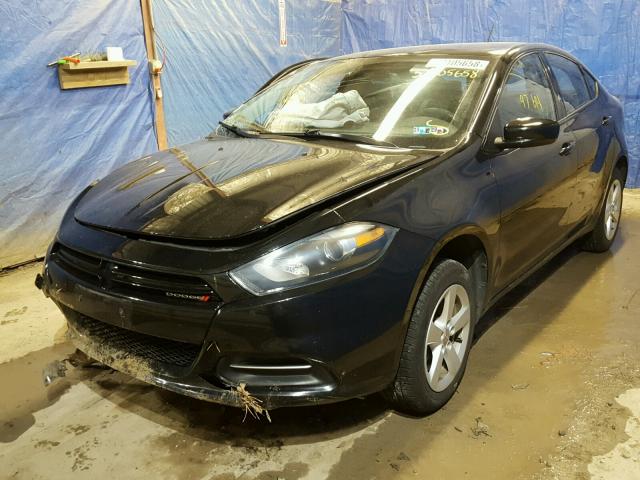 1C3CDFBB5FD104959 - 2015 DODGE DART SXT BLACK photo 2