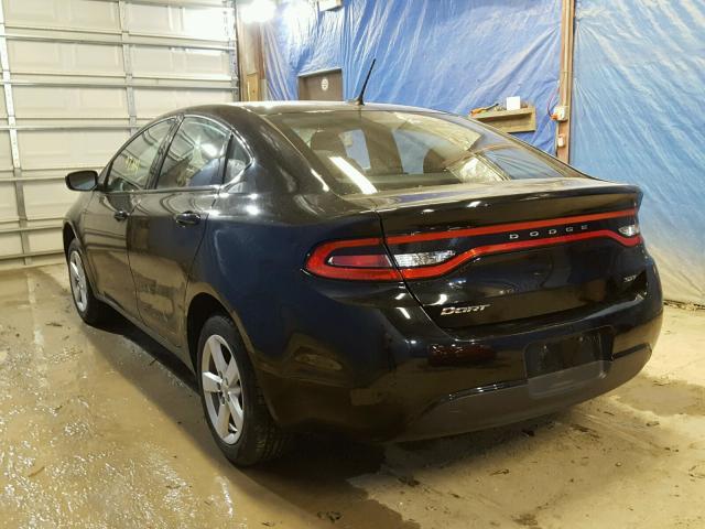 1C3CDFBB5FD104959 - 2015 DODGE DART SXT BLACK photo 3