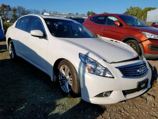 JN1CV6AR5DM763339 - 2013 INFINITI G37 WHITE photo 1