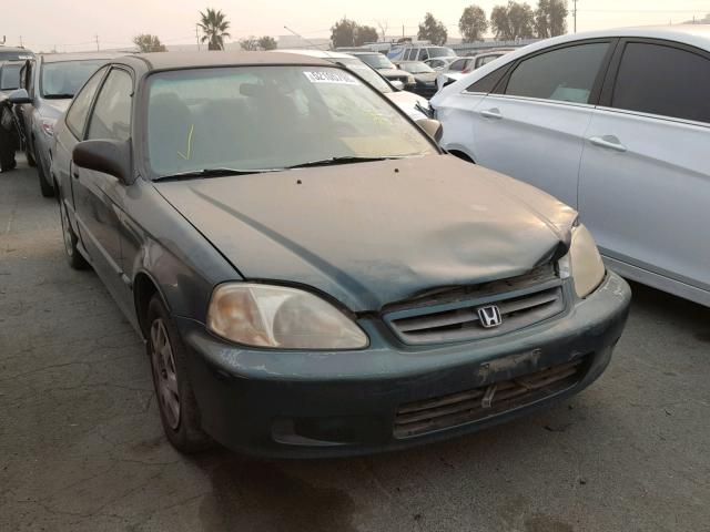 1HGEJ612XXL054907 - 1999 HONDA CIVIC DX GREEN photo 1