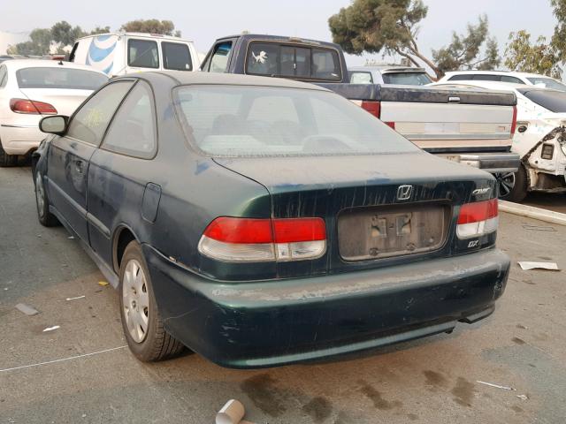 1HGEJ612XXL054907 - 1999 HONDA CIVIC DX GREEN photo 3