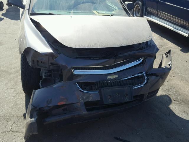 1G1ZB5EB0A4125950 - 2010 CHEVROLET MALIBU LS ნაცრისფერი ფოტო 9