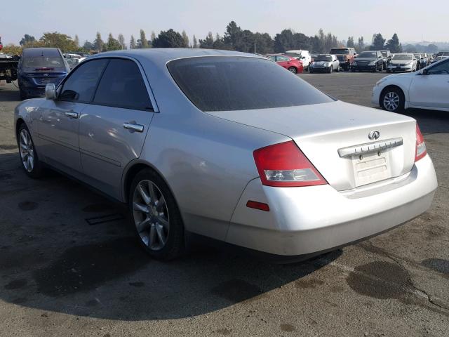 JNKAY41E93M002596 - 2003 INFINITI M45 SILVER photo 3