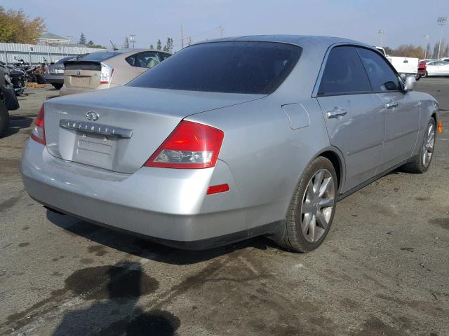 JNKAY41E93M002596 - 2003 INFINITI M45 SILVER photo 4