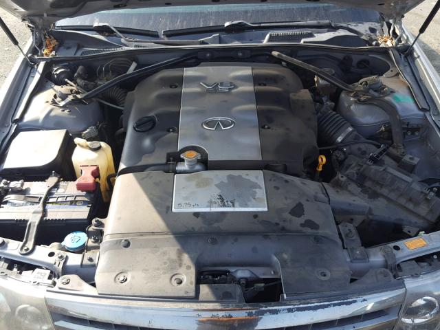 JNKAY41E93M002596 - 2003 INFINITI M45 SILVER photo 7