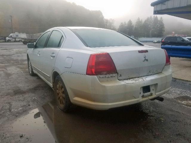 4A3AB36F16E037420 - 2006 MITSUBISHI GALANT ES WHITE photo 3