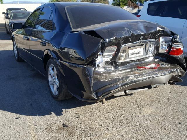 1LNHM87A32Y640725 - 2002 LINCOLN LS BLACK photo 3