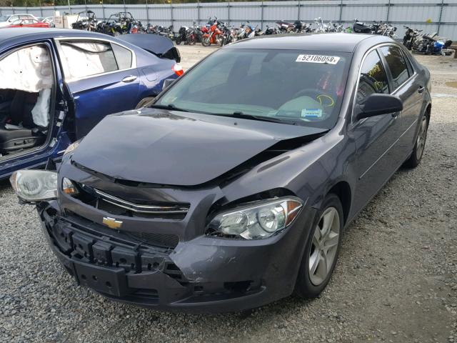 1G1ZB5E0XCF273139 - 2012 CHEVROLET MALIBU LS 灰色 照片 2