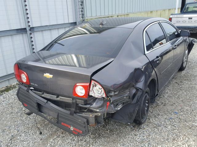1G1ZB5E0XCF273139 - 2012 CHEVROLET MALIBU LS 灰色 照片 4