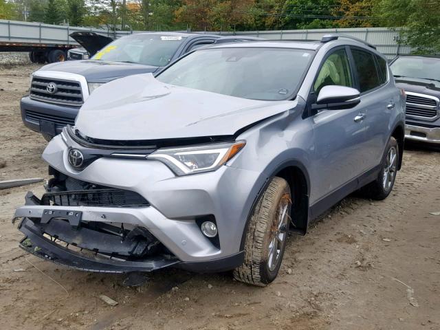 JTMDFREV7JJ216030 - 2018 TOYOTA RAV4 LIMIT SILVER photo 2