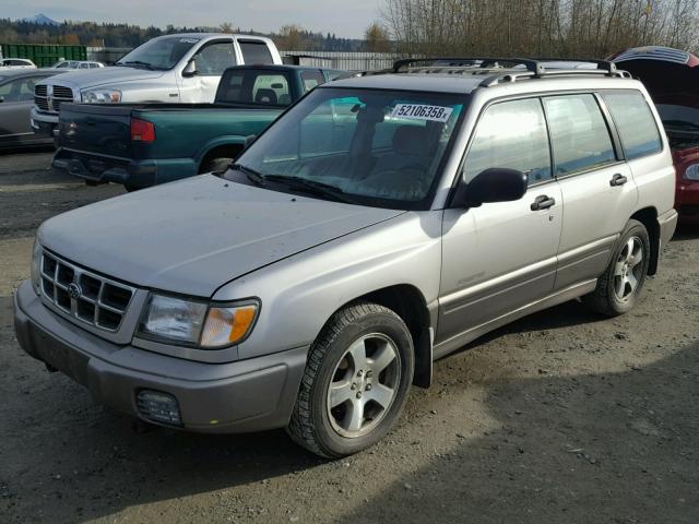 JF1SF6558XG749005 - 1999 SUBARU FORESTER S SILVER photo 2