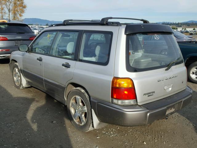 JF1SF6558XG749005 - 1999 SUBARU FORESTER S SILVER photo 3