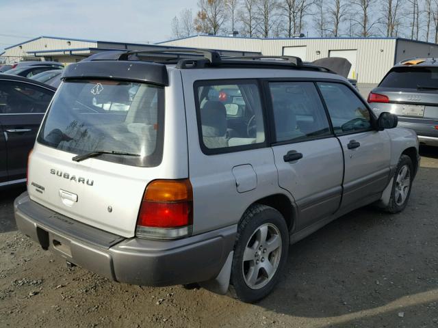 JF1SF6558XG749005 - 1999 SUBARU FORESTER S SILVER photo 4