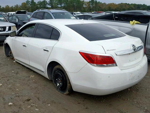 1G4GC5ED3BF291068 - 2011 BUICK LACROSSE C WHITE photo 3