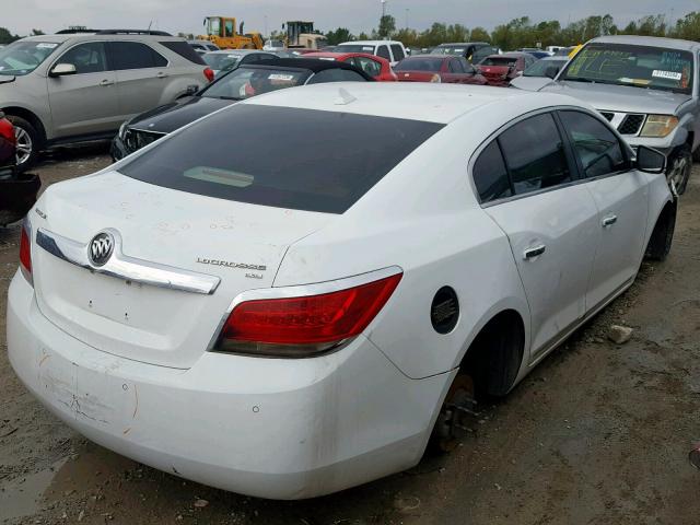 1G4GC5ED3BF291068 - 2011 BUICK LACROSSE C WHITE photo 4