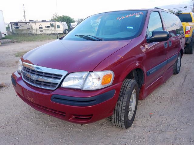 1GBDV13E85D133268 - 2005 CHEVROLET VENTURE IN MAROON photo 2