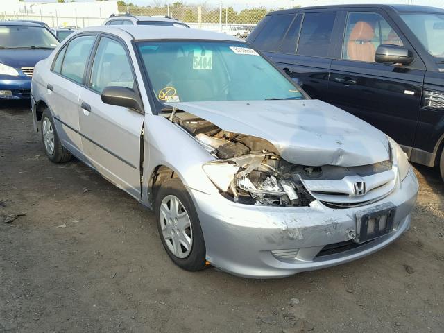 2HGES16315H519764 - 2005 HONDA CIVIC DX V SILVER photo 1