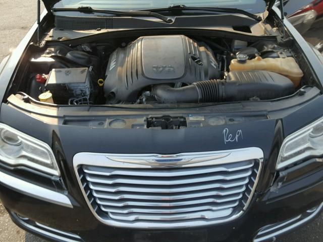 2C3CCAET0CH308710 - 2012 CHRYSLER 300C BLACK photo 7