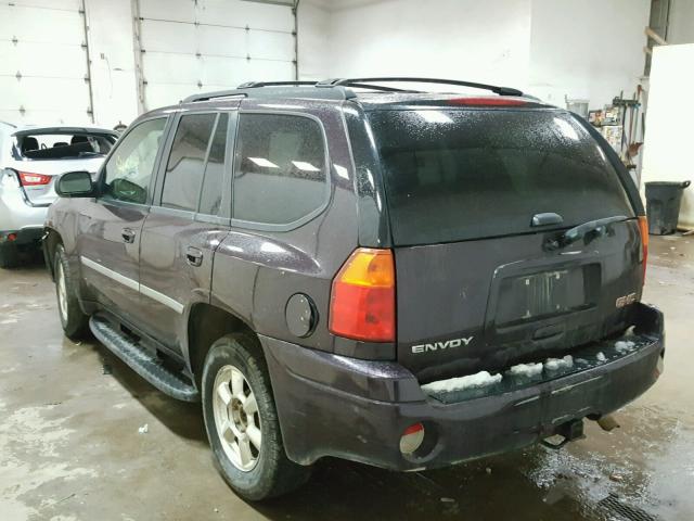 1GKDT13S582258529 - 2008 GMC ENVOY PURPLE photo 3