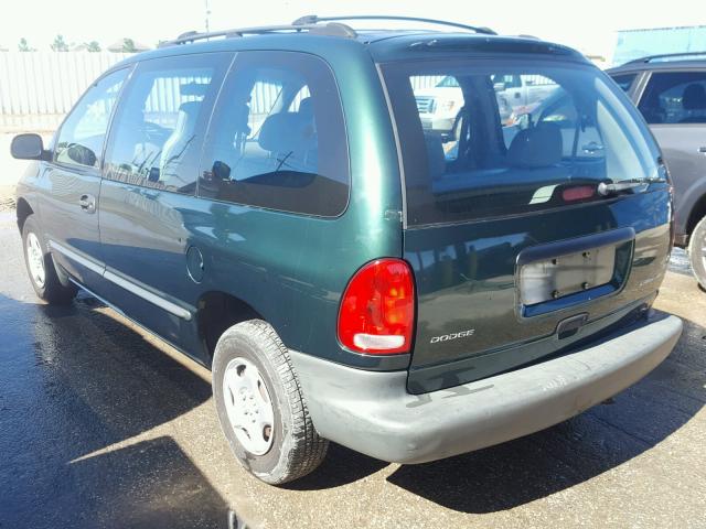 2B4FP25B9XR442154 - 1999 DODGE CARAVAN GREEN photo 3