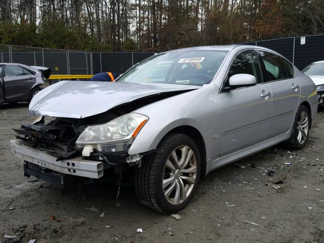 JNKAY01F88M656255 - 2008 INFINITI M35 BASE SILVER photo 2