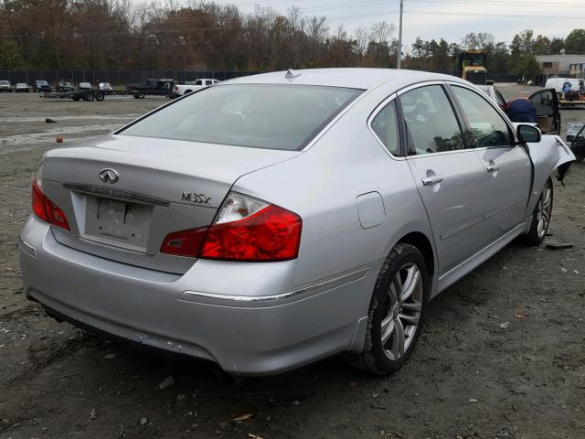 JNKAY01F88M656255 - 2008 INFINITI M35 BASE SILVER photo 4