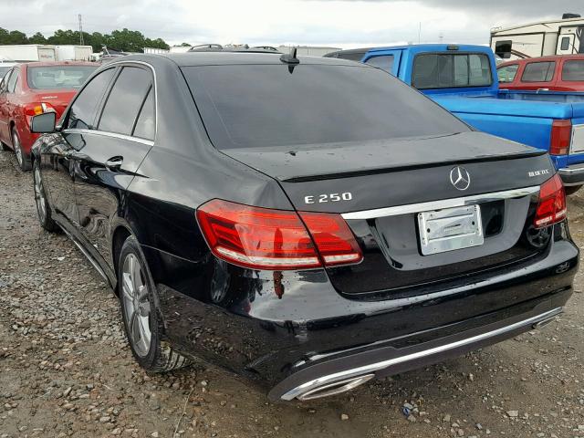 WDDHF0EB5EA944296 - 2014 MERCEDES-BENZ E 250 BLUE BLACK photo 3