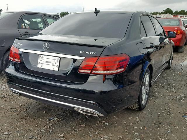 WDDHF0EB5EA944296 - 2014 MERCEDES-BENZ E 250 BLUE BLACK photo 4