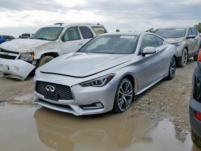 JN1EV7EK1HM360492 - 2017 INFINITI Q60 PREMIU SILVER photo 2