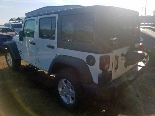 1C4BJWDG3JL835560 - 2018 JEEP WRANGLER U WHITE photo 3