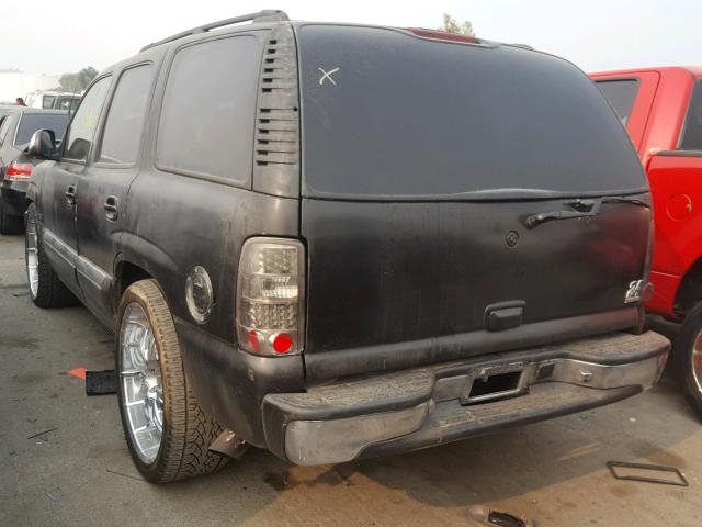 1GKEC13T14J173572 - 2004 GMC YUKON BLACK photo 3