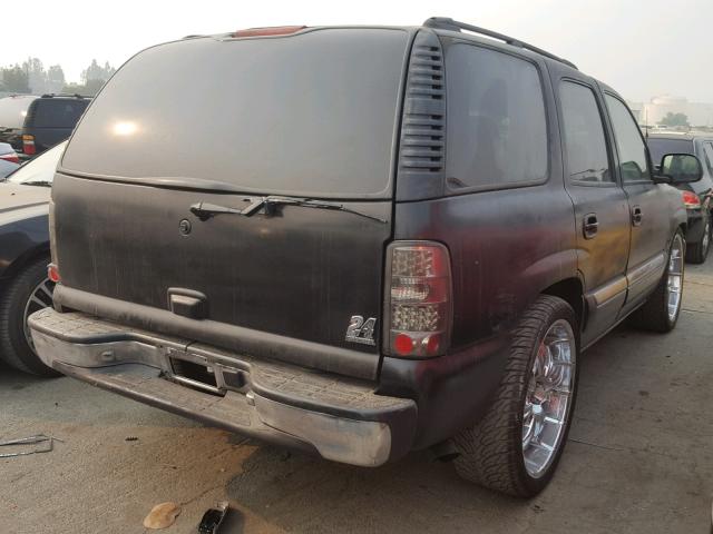 1GKEC13T14J173572 - 2004 GMC YUKON BLACK photo 4