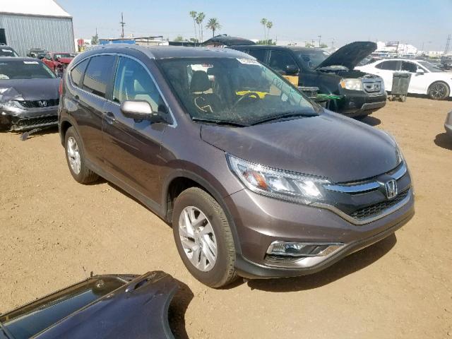 2HKRM3H70FH524033 - 2015 HONDA CR-V EXL BROWN photo 1