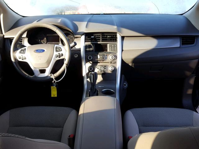 2FMDK4JC9CBA30141 - 2012 FORD EDGE SEL BLUE photo 9