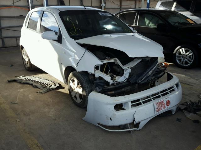 KL1TD66628B087844 - 2008 CHEVROLET AVEO BASE Ақ фото 1