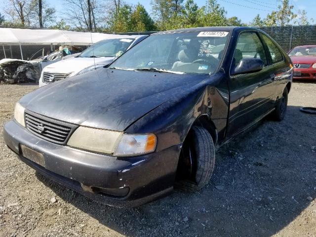 1N4AB42D1VC517941 - 1997 NISSAN 200SX BASE BLACK photo 2