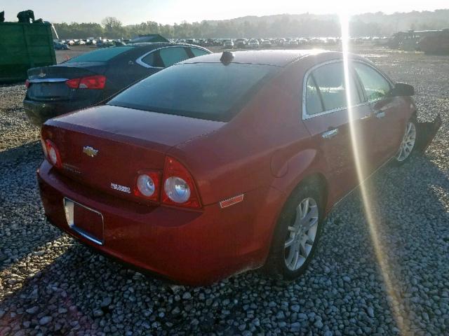 1G1ZG5E78CF358320 - 2012 CHEVROLET MALIBU LTZ წითელი ფოტო 4
