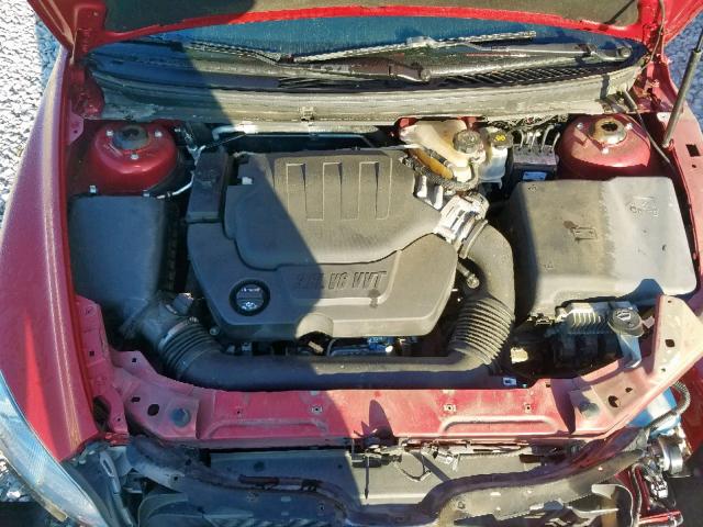 1G1ZG5E78CF358320 - 2012 CHEVROLET MALIBU LTZ წითელი ფოტო 7