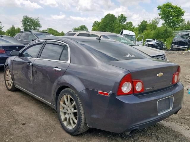 1G1ZE5E72A4155941 - 2010 CHEVROLET MALIBU LTZ ნაცრისფერი ფოტო 3