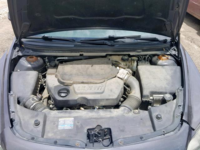 1G1ZE5E72A4155941 - 2010 CHEVROLET MALIBU LTZ ნაცრისფერი ფოტო 7