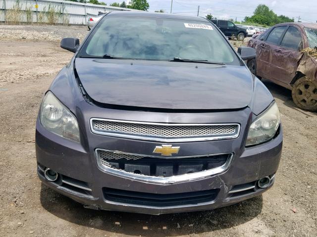 1G1ZE5E72A4155941 - 2010 CHEVROLET MALIBU LTZ ნაცრისფერი ფოტო 9