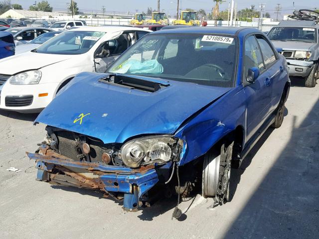 JF1GD29614H522557 - 2004 SUBARU IMPREZA WR BLUE photo 2