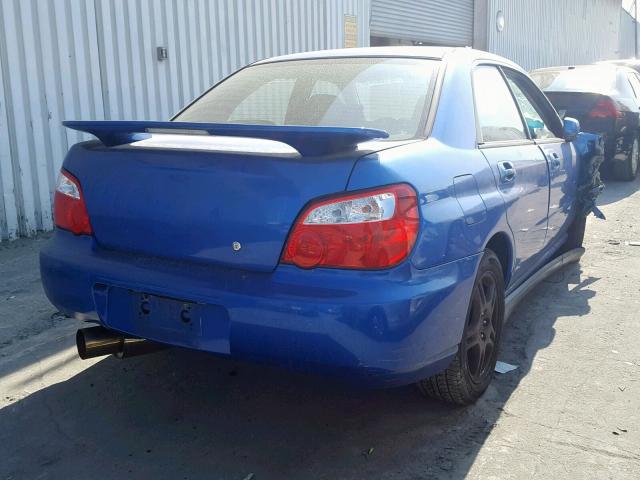 JF1GD29614H522557 - 2004 SUBARU IMPREZA WR BLUE photo 4