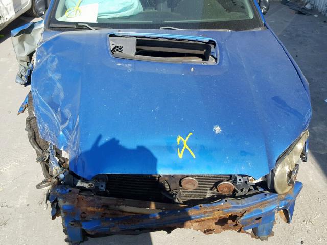 JF1GD29614H522557 - 2004 SUBARU IMPREZA WR BLUE photo 7