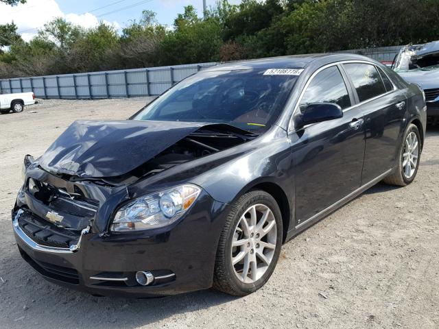 1G1ZK57749F194035 - 2009 CHEVROLET MALIBU LTZ BLACK photo 2