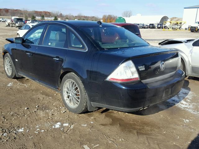 1MEHM42W98G603000 - 2008 MERCURY SABLE PREM BLACK photo 3